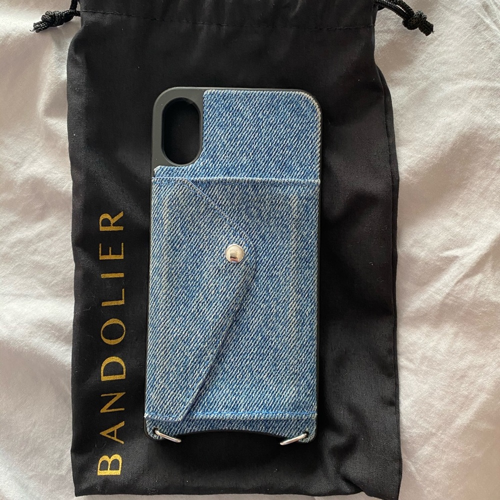 Bandolier Demin Wallet Case for iPhone X/XS